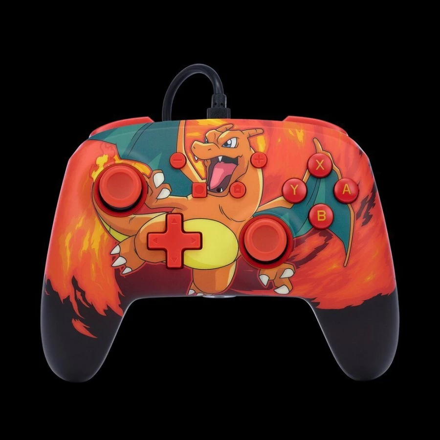 PowerA Enhanced Wired Controller for Nintendo Switch - Pokemon Charizard Vortex Gaming Pad