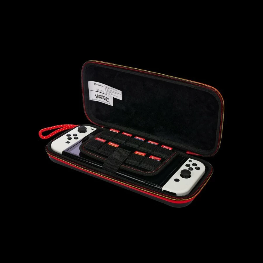 PowerA Travel Pro Slim Case for Nintendo Switch, Switch OLED & Switch Lite - Pikachu Arcade Design
