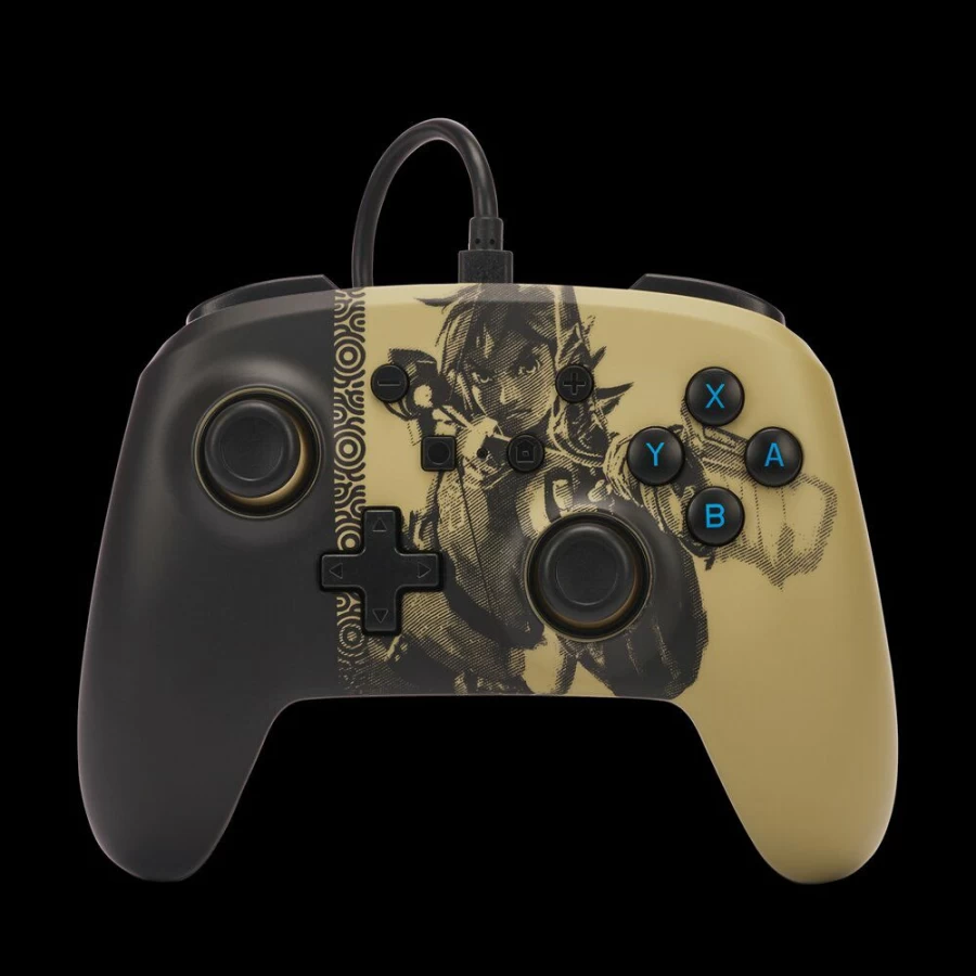 PowerA Enhanced Wired Pro Controller for Nintendo Switch - Ancient Archer Design