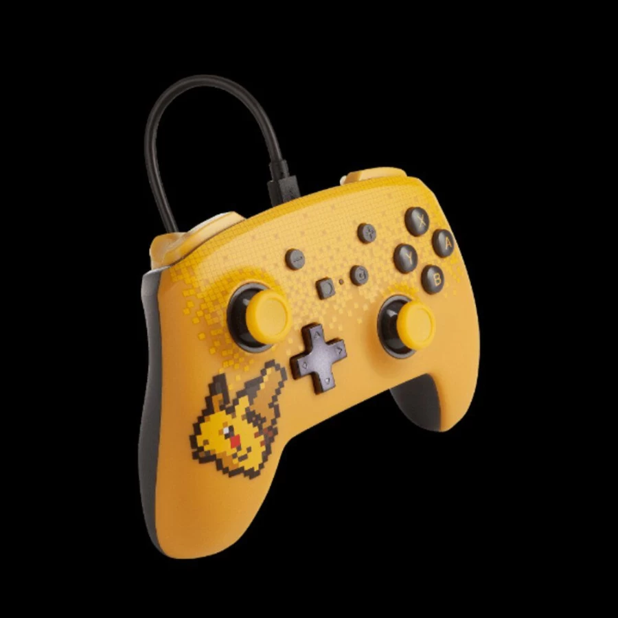 PowerA Enhanced Wired Controller for Nintendo Switch - Pokemon: Pixel Pikachu Design