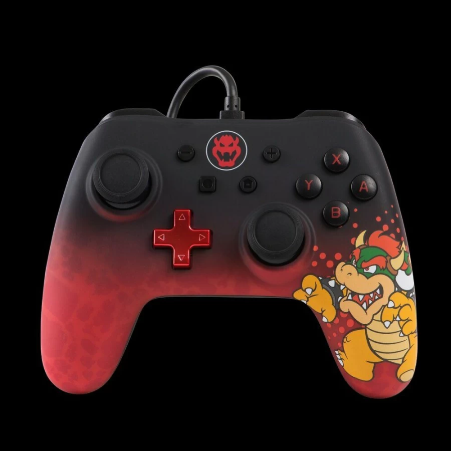 PowerA Wired Controller for Nintendo Switch - Bowser Design Officially Licensed