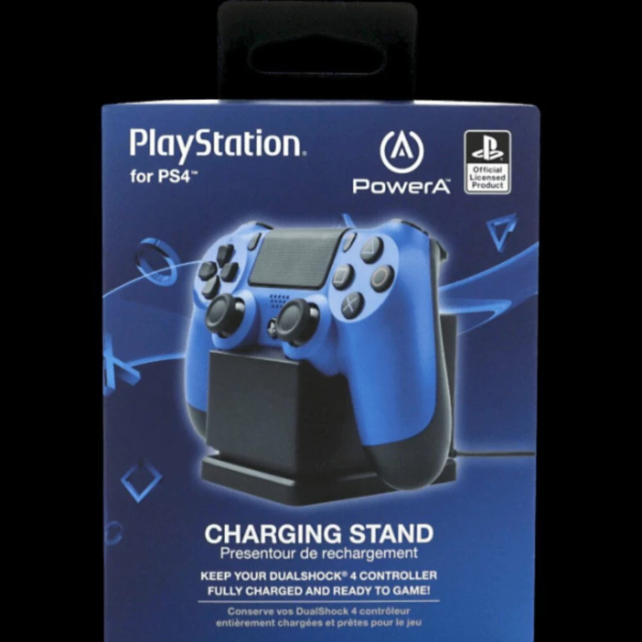PowerA DualShock 4 Charging Stand for PlayStation 4 Controller - Fast Charging Dock Station with LED Indicator
