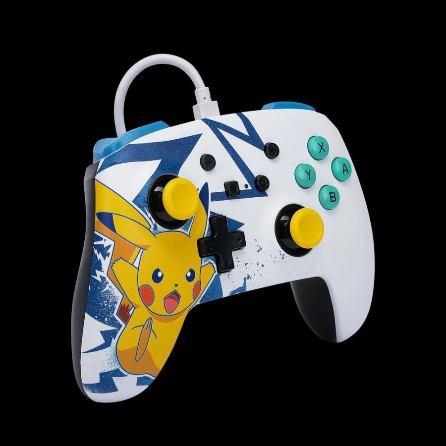 PowerA Enhanced Wired Pikachu High Voltage Controller for Nintendo Switch - Officially Licensed