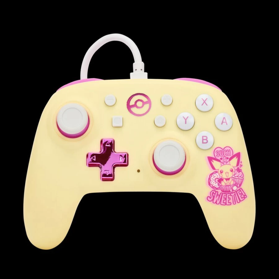 PowerA Nano Wired Controller for Nintendo Switch with Protection Case & Comfort Grip - Pokemon: Sweet Assortment Edition