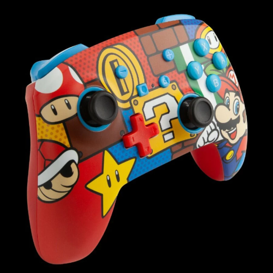PowerA Mario Pop Enhanced Wireless Pro Controller for Nintendo Switch
