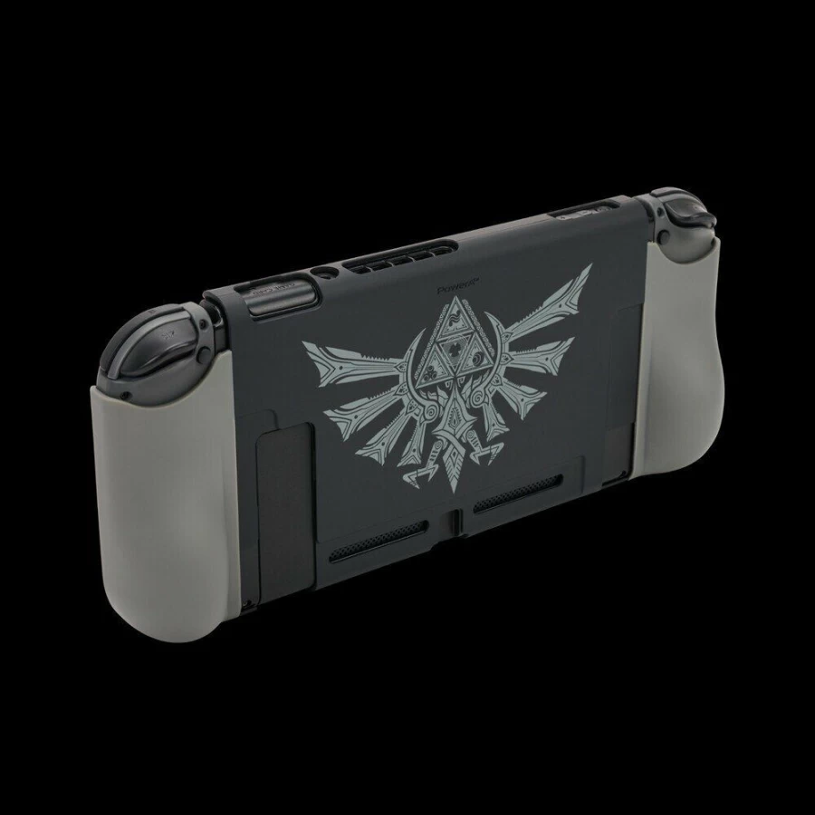 PowerA Nintendo Switch Console Shield - Silver Hyrule Crest Protective Cover