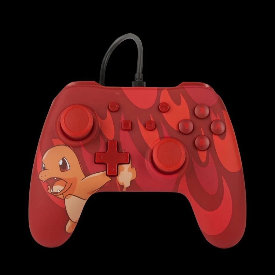 PowerA Wired Controller for Nintendo Switch - Pokemon Charmander Blaze Gaming Pad