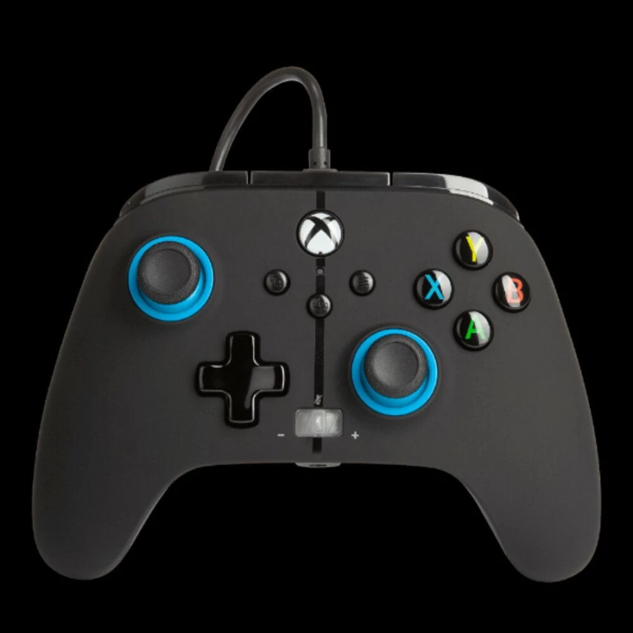 PowerA Enhanced Wired Gaming Controller for Xbox Series X|S - Blue Hint Official Licensed