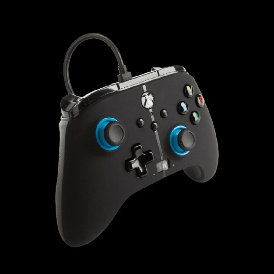 PowerA Enhanced Wired Gaming Controller for Xbox Series X|S - Blue Hint Official Licensed