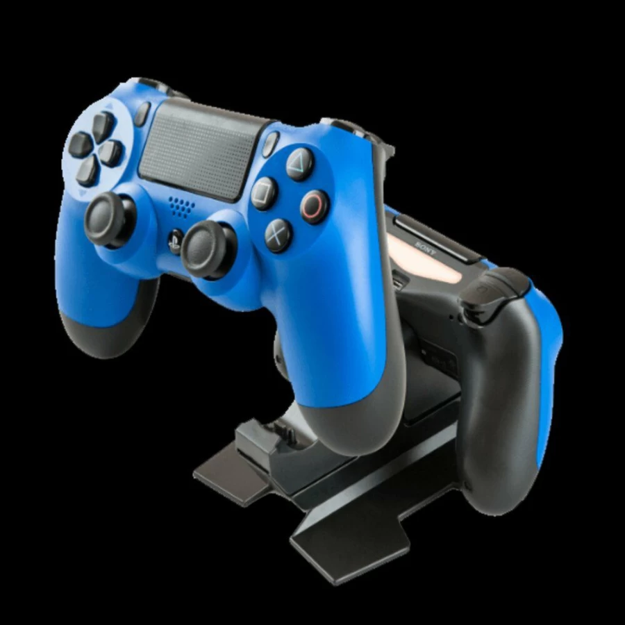 PowerA DualShock 4 Charging Station for PlayStation 4 - Fast Dock for 2 Controllers with LED Indicators
