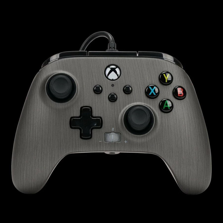 PowerA Enhanced Wired Gaming Controller for Xbox Series X/S - Brushed Gunmetal Finish