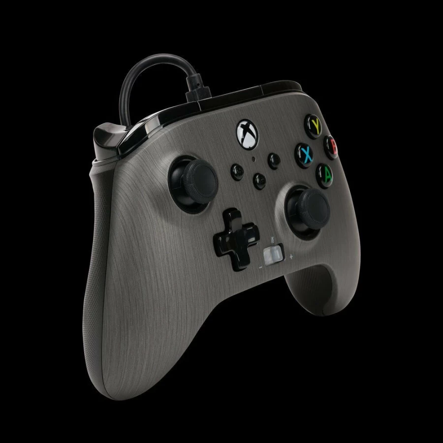 PowerA Enhanced Wired Gaming Controller for Xbox Series X/S - Brushed Gunmetal Finish