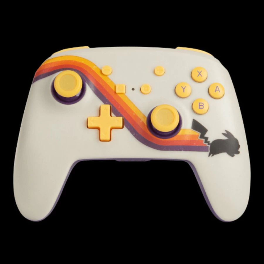 PowerA Enhanced Wireless Controller for Nintendo Switch - Pikachu Retro Design