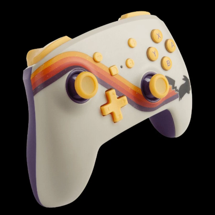 PowerA Enhanced Wireless Controller for Nintendo Switch - Pikachu Retro Design