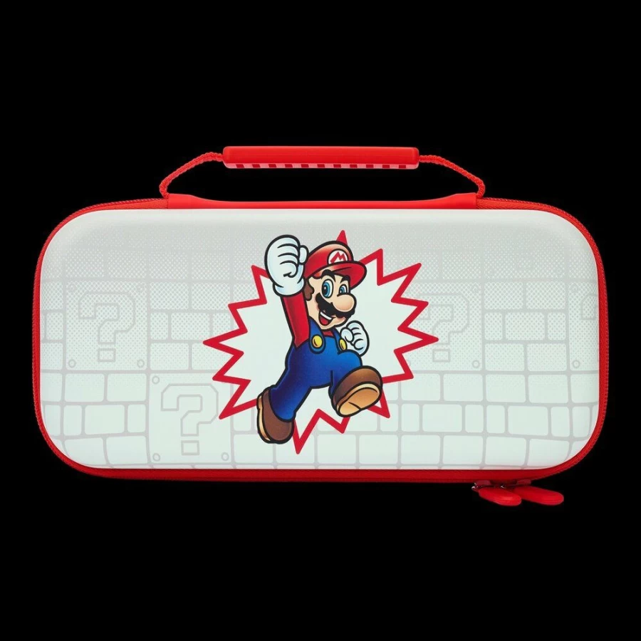 PowerA Brick Breaker Mario Protective Case for Nintendo Switch OLED, Switch, and Switch Lite - Durable Cover for Enhanced Gaming