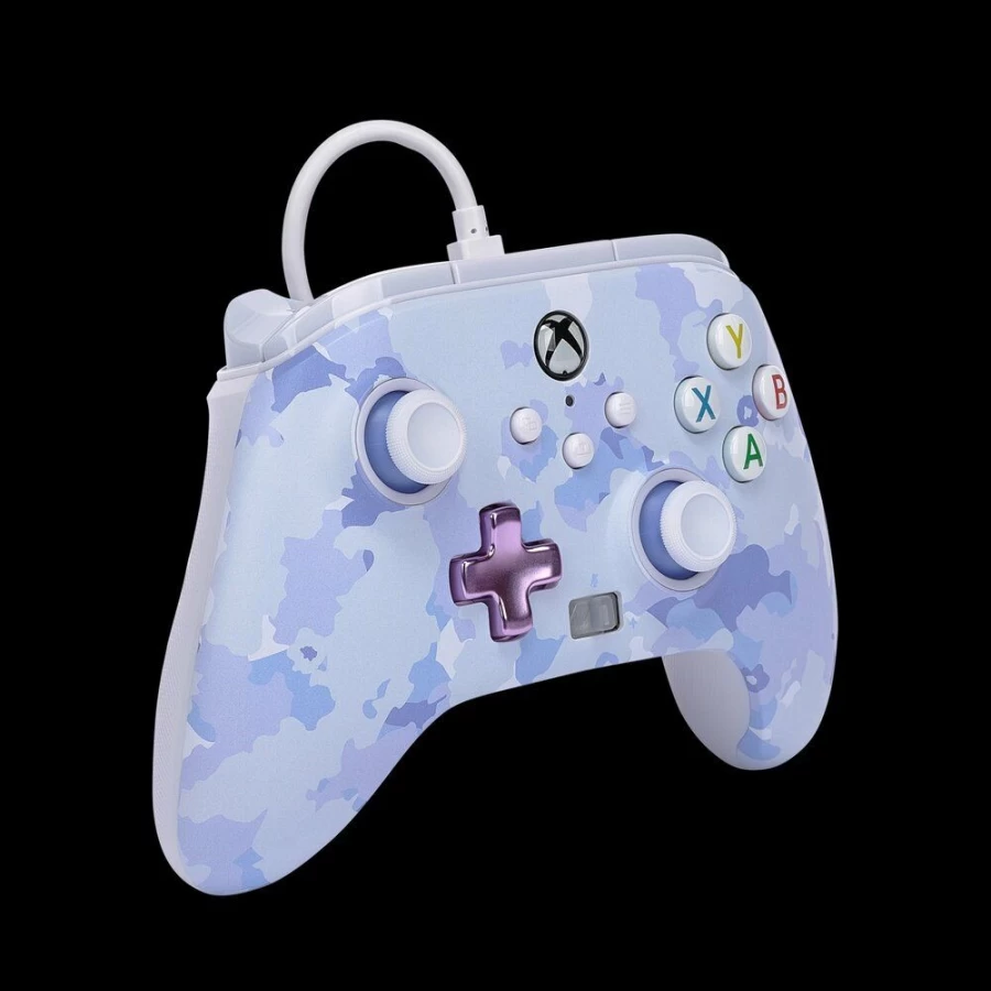 PowerA Enhanced Wired Xbox Series X|S Controller - Purple Camo Design