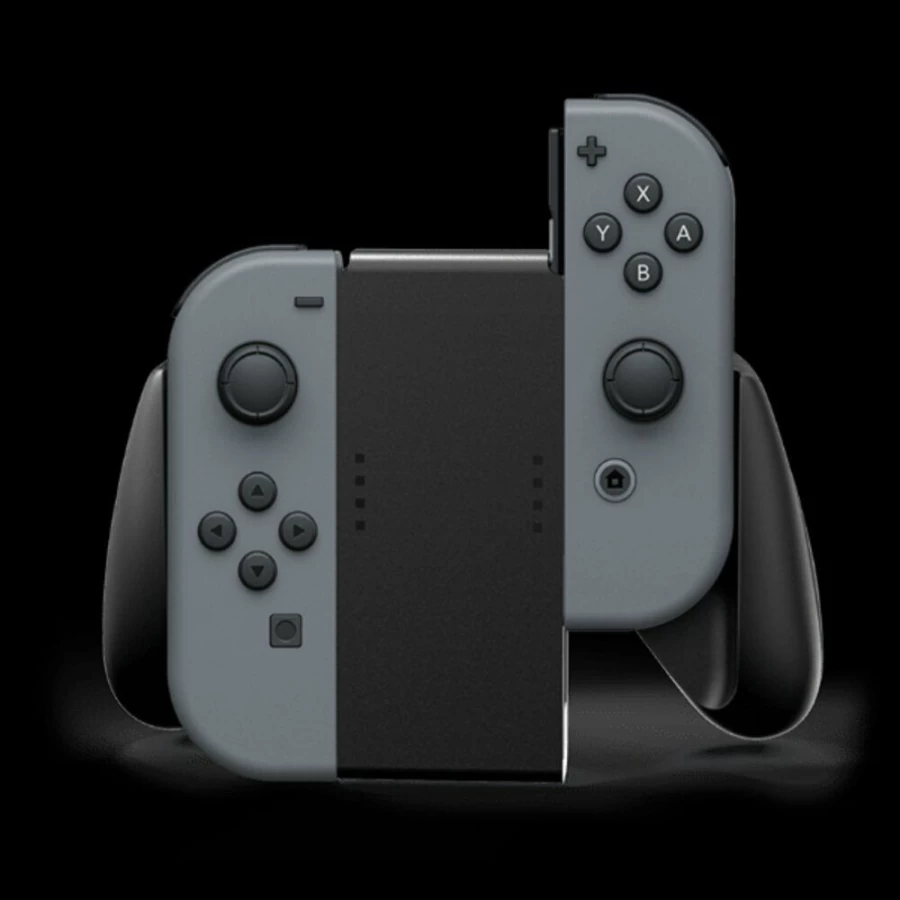 PowerA Black Joy-Con Comfort Grip for Nintendo Switch - Enhanced Ergonomic Controller Holder