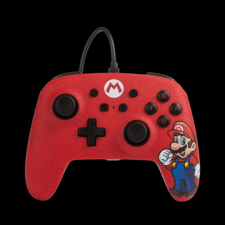 PowerA Enhanced Wired Pro Controller for Nintendo Switch - Super Mario Edition