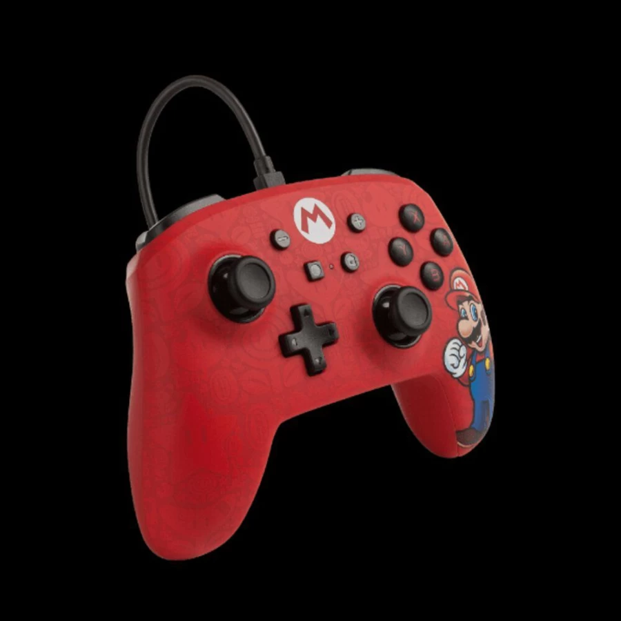 PowerA Enhanced Wired Pro Controller for Nintendo Switch - Super Mario Edition