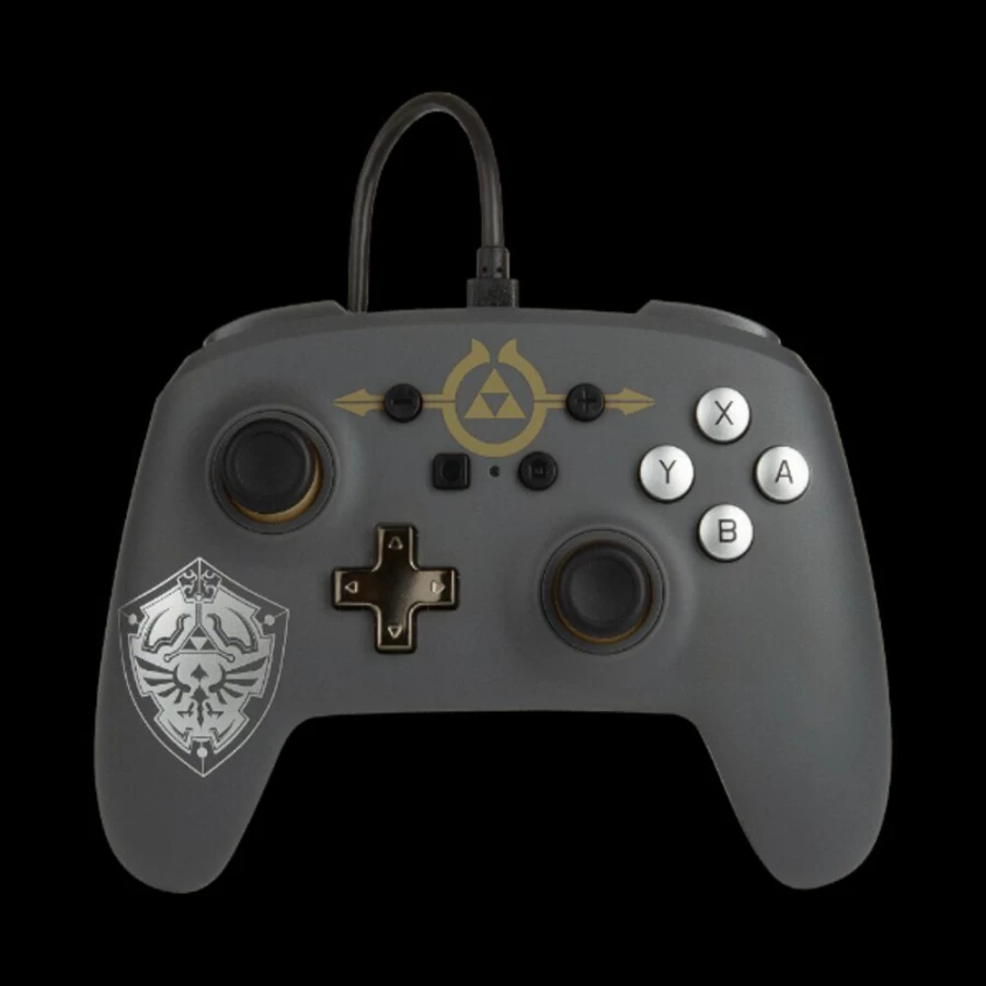 PowerA Hylian Shield Enhanced Wired Controller for Nintendo Switch - Officially Licensed