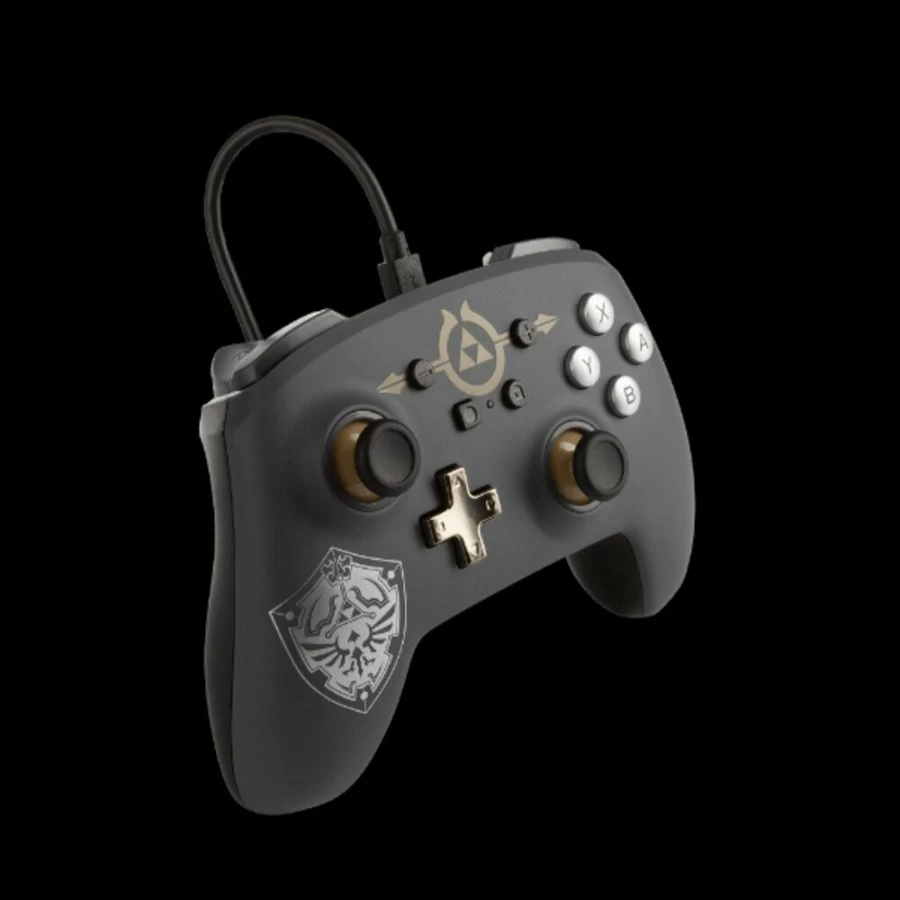 PowerA Hylian Shield Enhanced Wired Controller for Nintendo Switch - Officially Licensed