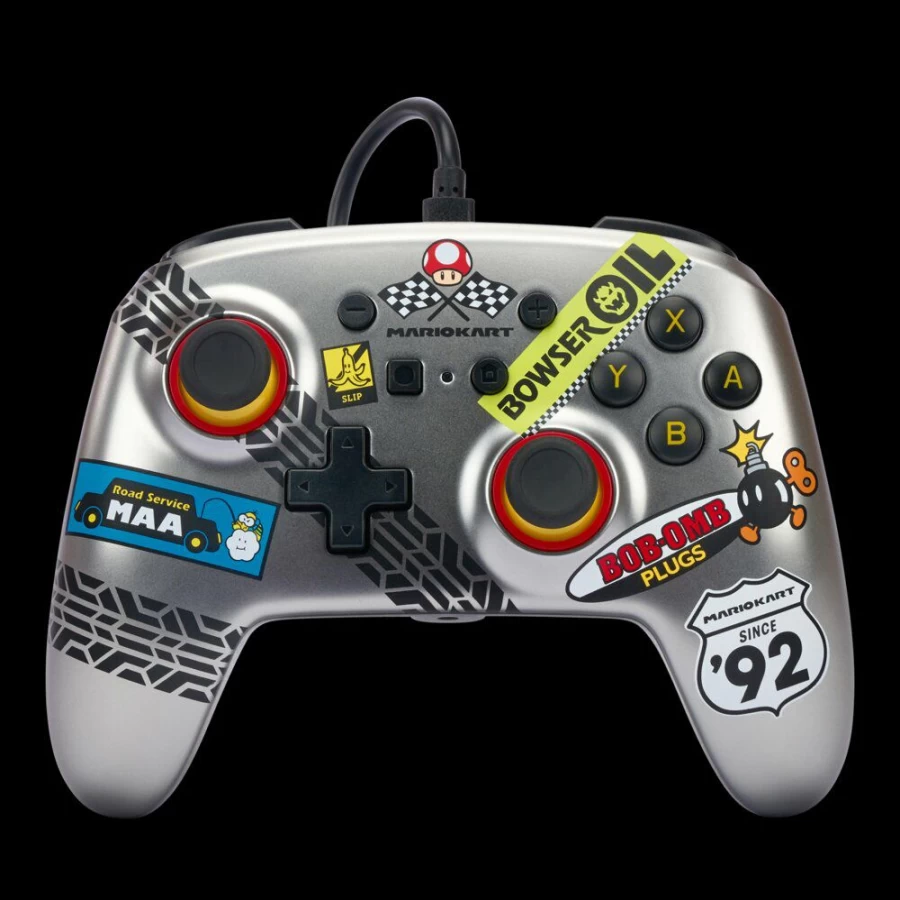 PowerA Enhanced Wired Controller for Nintendo Switch - Mario Kart Racing Gamepad