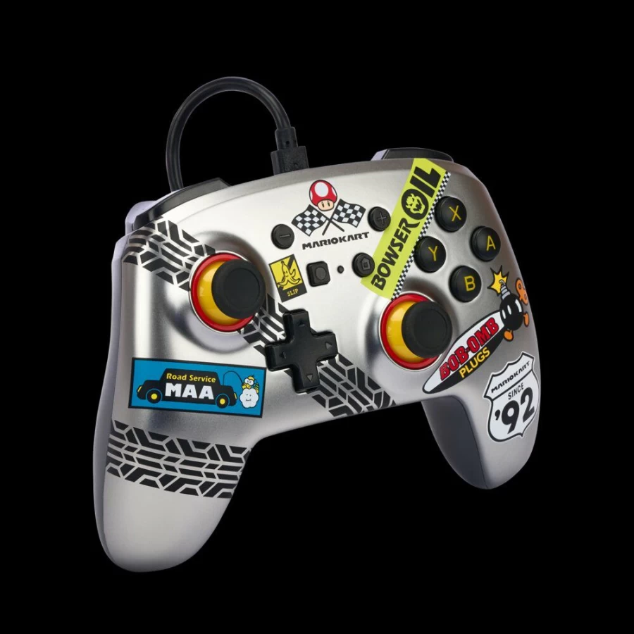 PowerA Enhanced Wired Controller for Nintendo Switch - Mario Kart Racing Gamepad