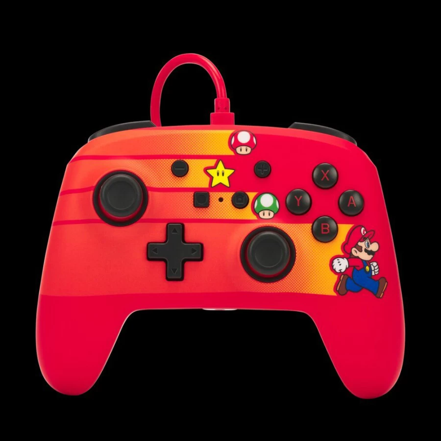 PowerA Enhanced Wired Pro Controller for Nintendo Switch - Super Mario Speedster Design