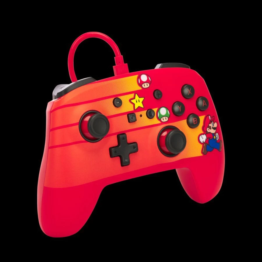 PowerA Enhanced Wired Pro Controller for Nintendo Switch - Super Mario Speedster Design