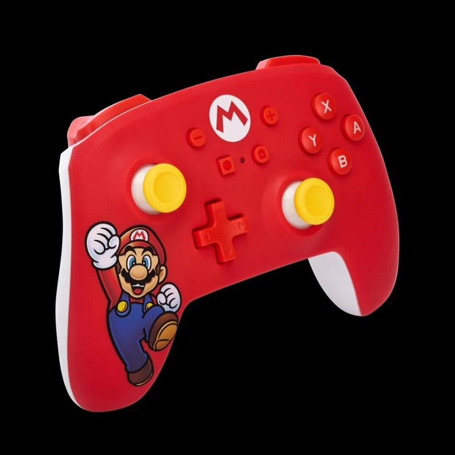 PowerA Enhanced Wireless Mario Controller for Nintendo Switch - Joy-Con Style Gamepad