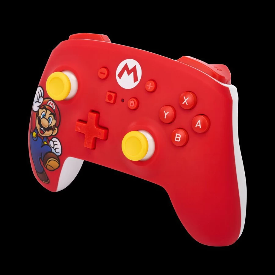 PowerA Enhanced Wireless Mario Controller for Nintendo Switch - Joy-Con Style Gamepad