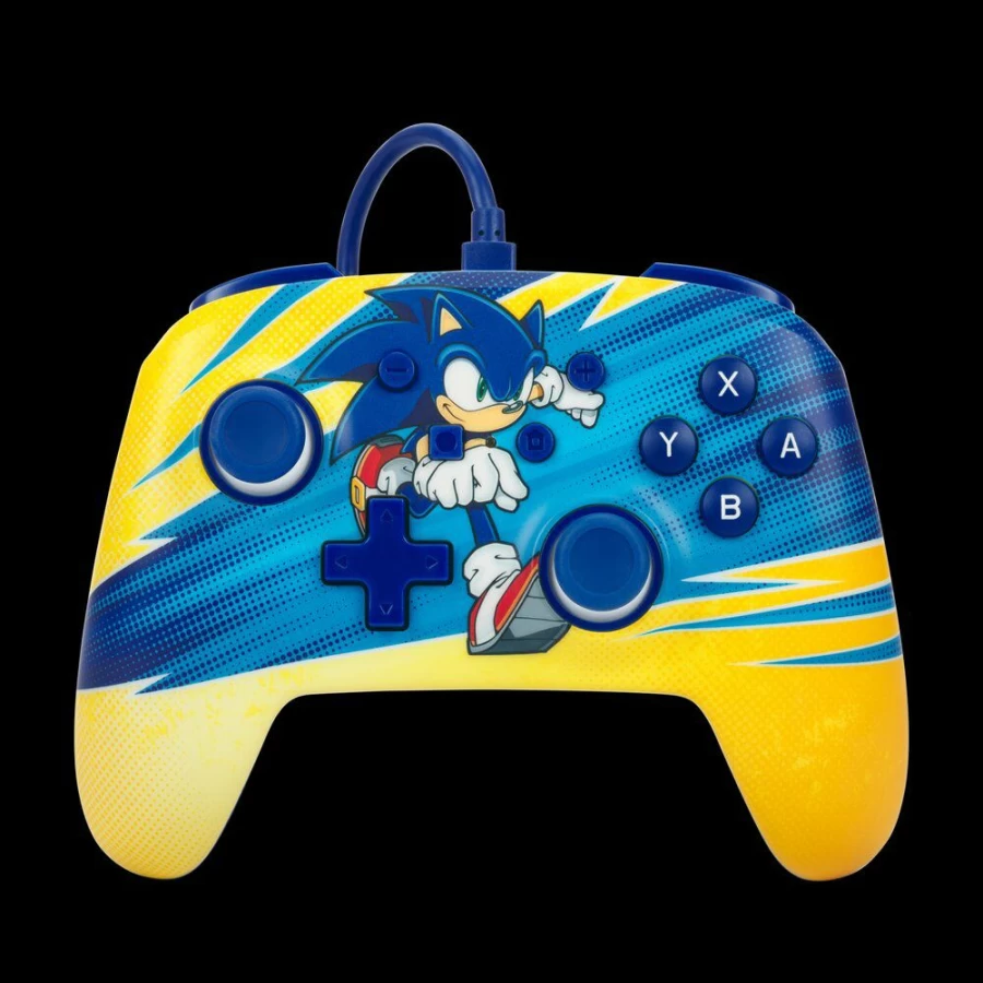 PowerA Enhanced Wired Controller for Nintendo Switch - Sonic Boost Pro Gaming Pad