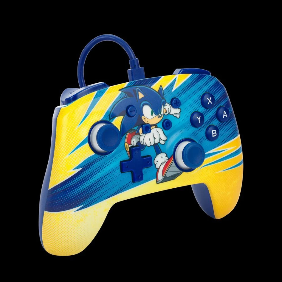 PowerA Enhanced Wired Controller for Nintendo Switch - Sonic Boost Pro Gaming Pad