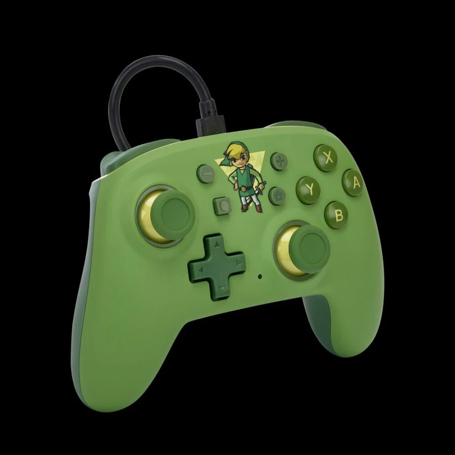 PowerA Nano Wired Controller for Nintendo Switch - Toon Link Edition - Official Licensed Gamepad