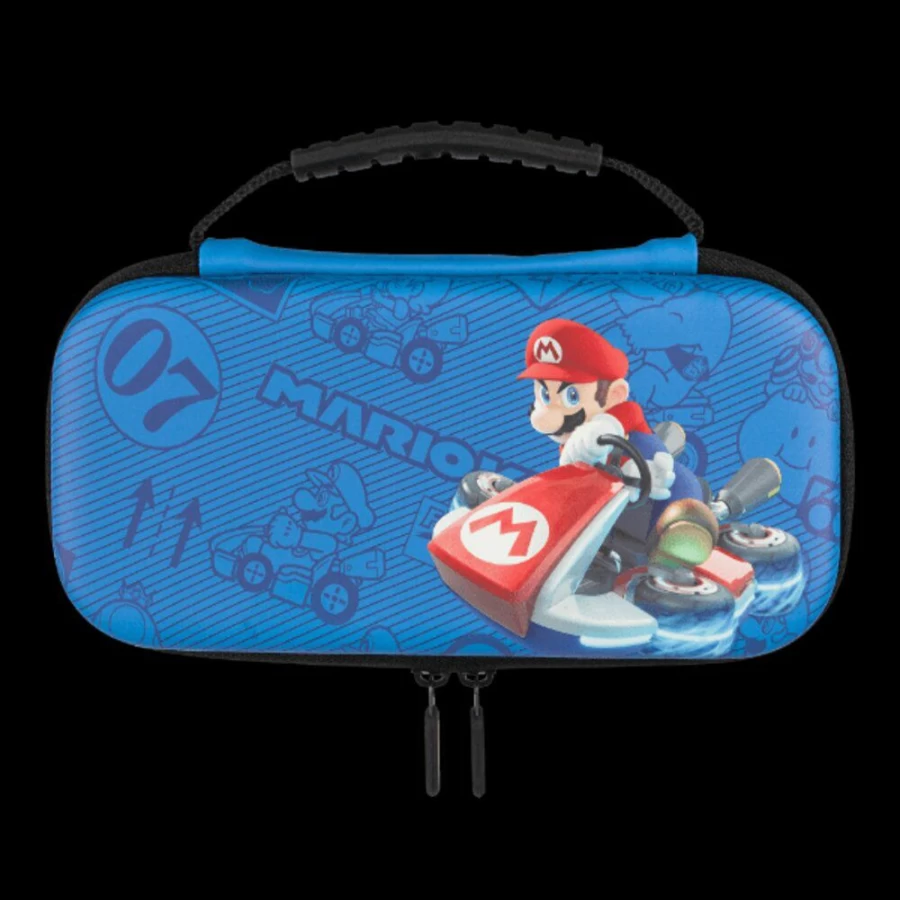 PowerA Mario Kart Blue Protective Case Kit for Nintendo Switch Lite - Durable Cover & Accessories