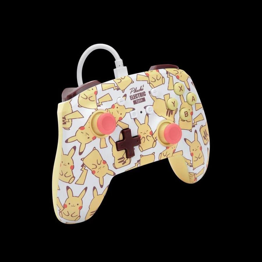 PowerA Enhanced Wired Pikachu Blush Controller for Nintendo Switch - Officially Licensed