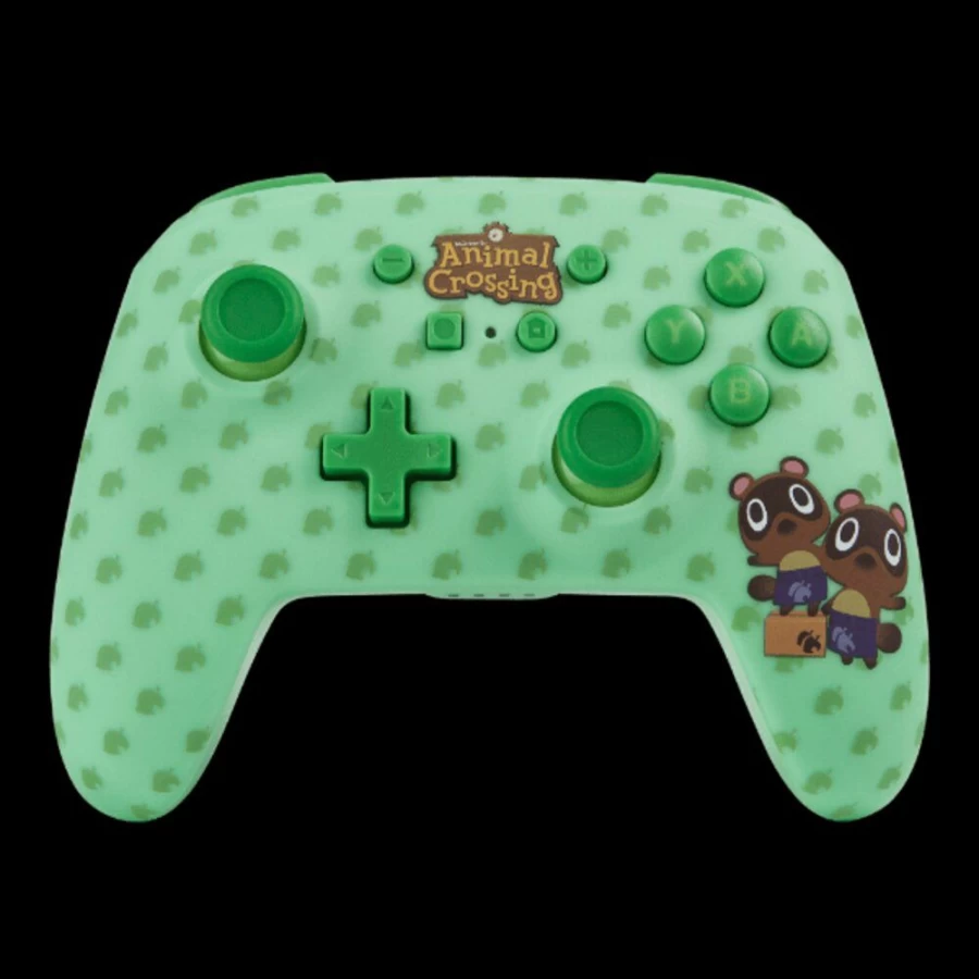 PowerA Enhanced Wireless Switch Controller - Animal Crossing: Timmy & Tommy Nook Design for Nintendo Switch