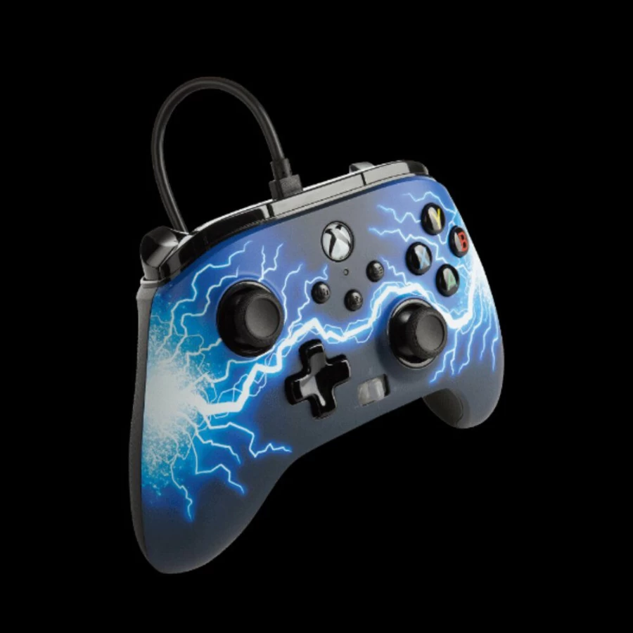 PowerA Arc Lightning Enhanced Wired Gaming Controller for Xbox Series X|S – Officially Licensed