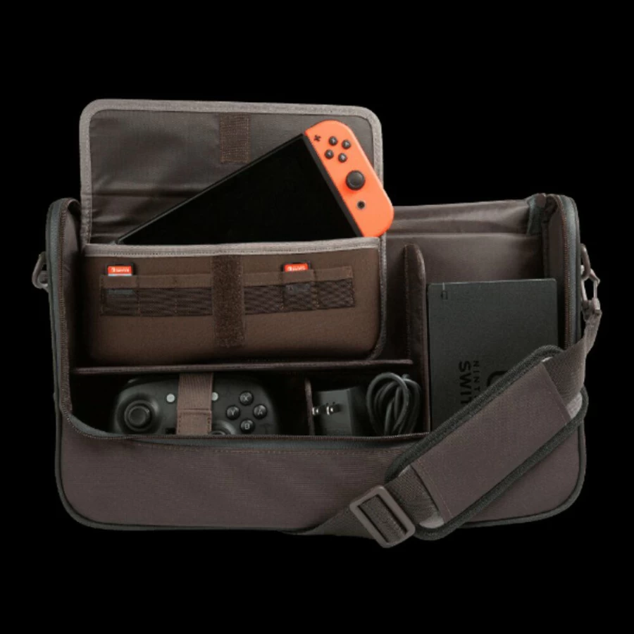 PowerA Messenger Bag for Nintendo Switch & Switch Lite - Portable Carry Case for Gaming Accessories