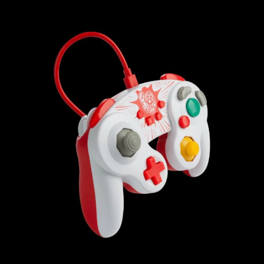 PowerA Mario Wired Controller for Nintendo Switch - Gamecube Style Design