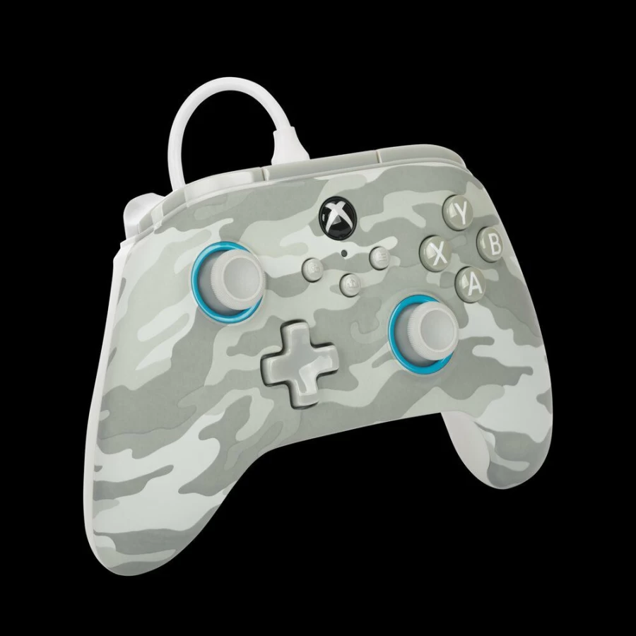 PowerA Advantage Wired Gaming Controller for Xbox Series X/S - Arctic Camo Design