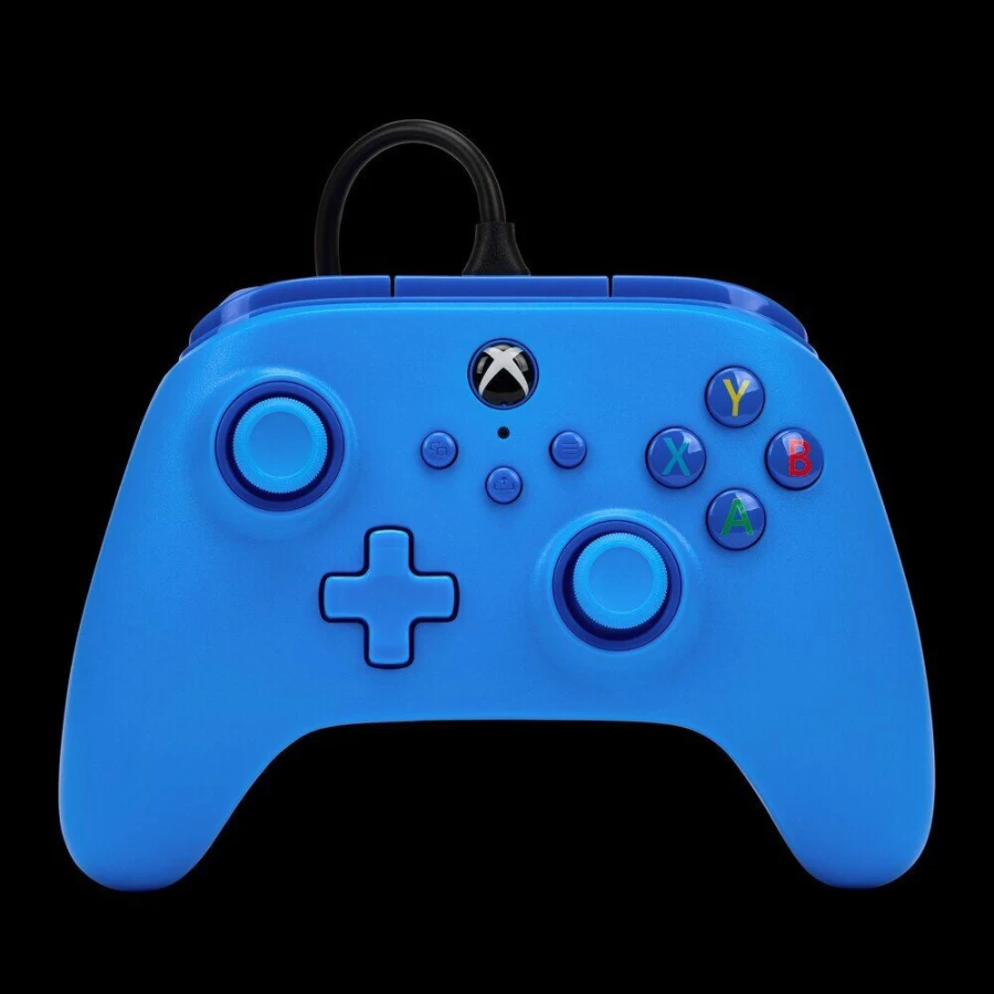 PowerA Enhanced Wired Xbox Series X|S Controller - Blue Official Licensed Gaming Gamepad