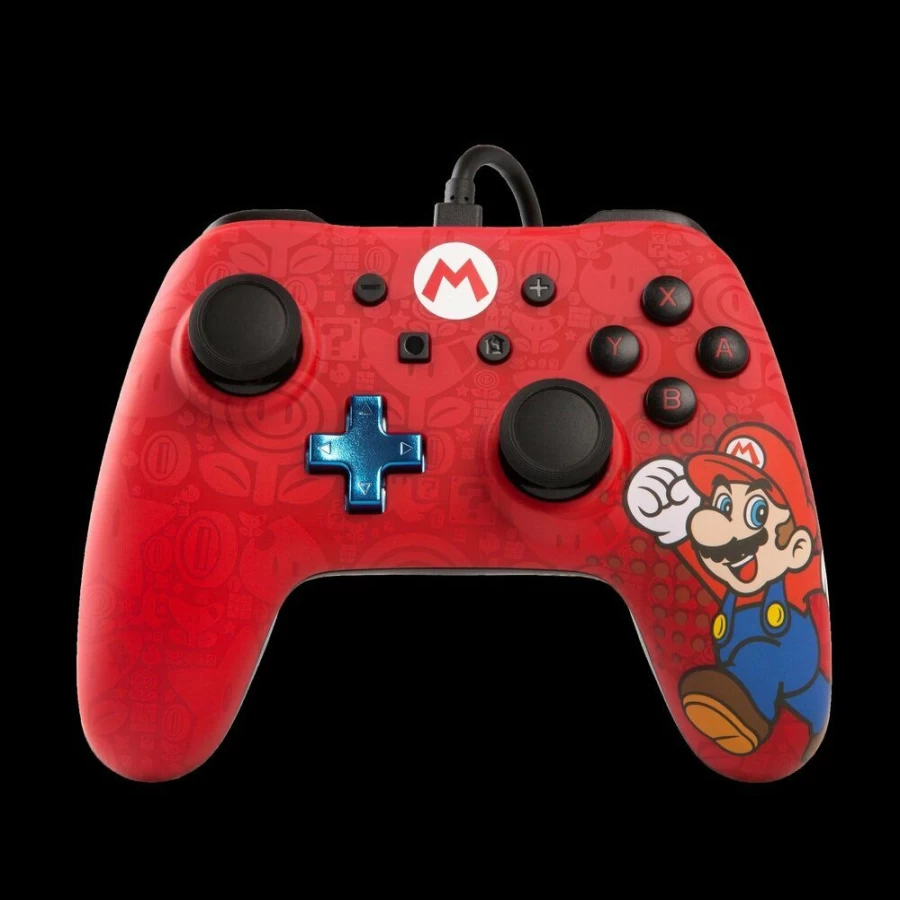 PowerA Wired Mario Controller for Nintendo Switch - Officially Licensed Gamepad