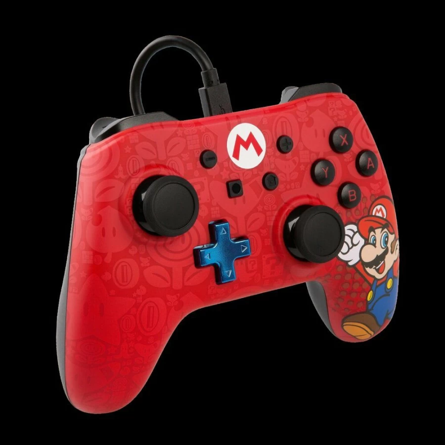 PowerA Wired Mario Controller for Nintendo Switch - Officially Licensed Gamepad