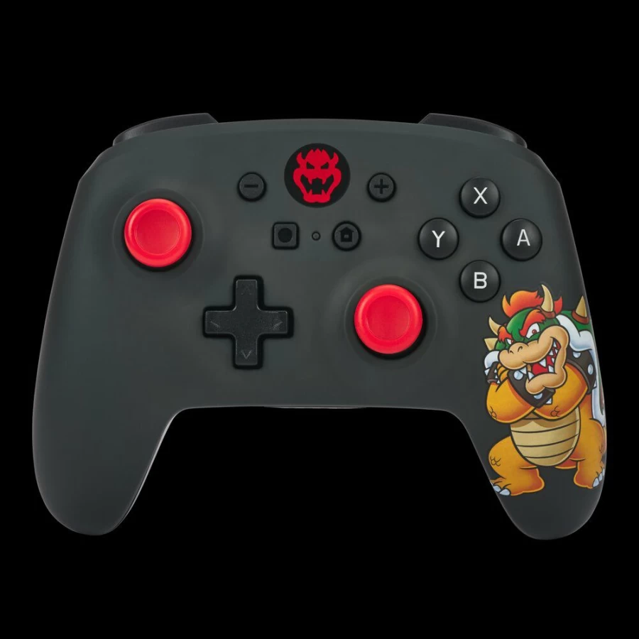 PowerA King Bowser Wireless Gaming Controller for Nintendo Switch - Enhanced Edition