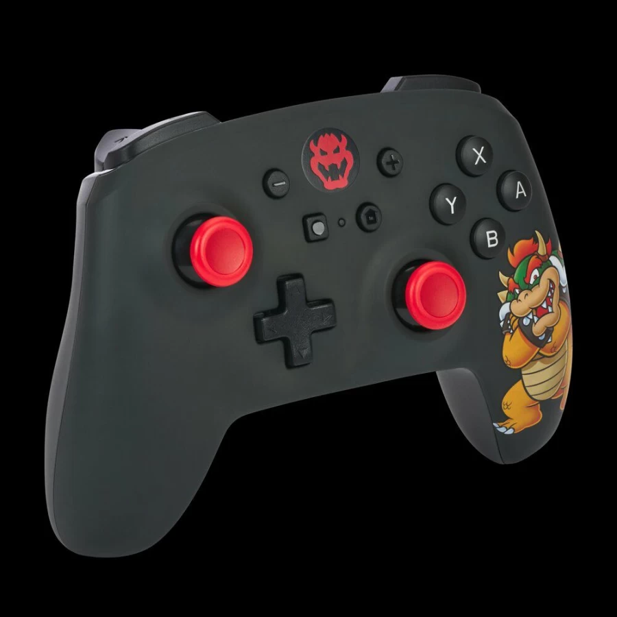 PowerA King Bowser Wireless Gaming Controller for Nintendo Switch - Enhanced Edition
