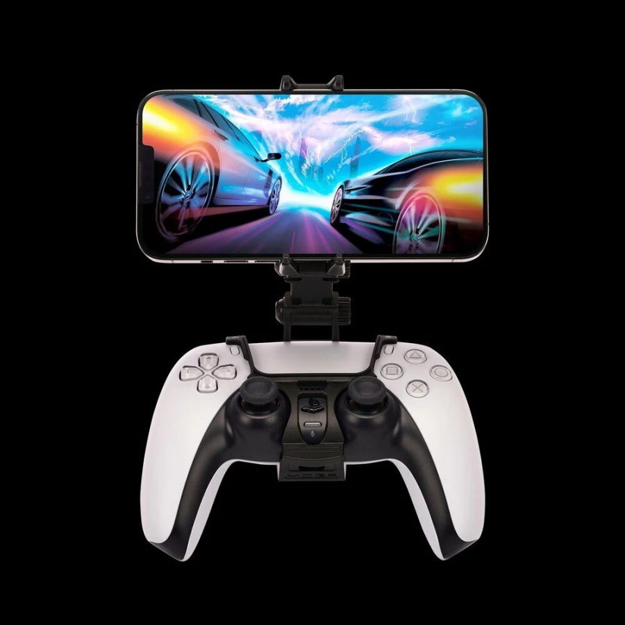 PowerA Moga Mobile Gaming Clip for PS5 DualSense & PS4 DualShock 4 Wireless Controllers - Phone Mount Holder