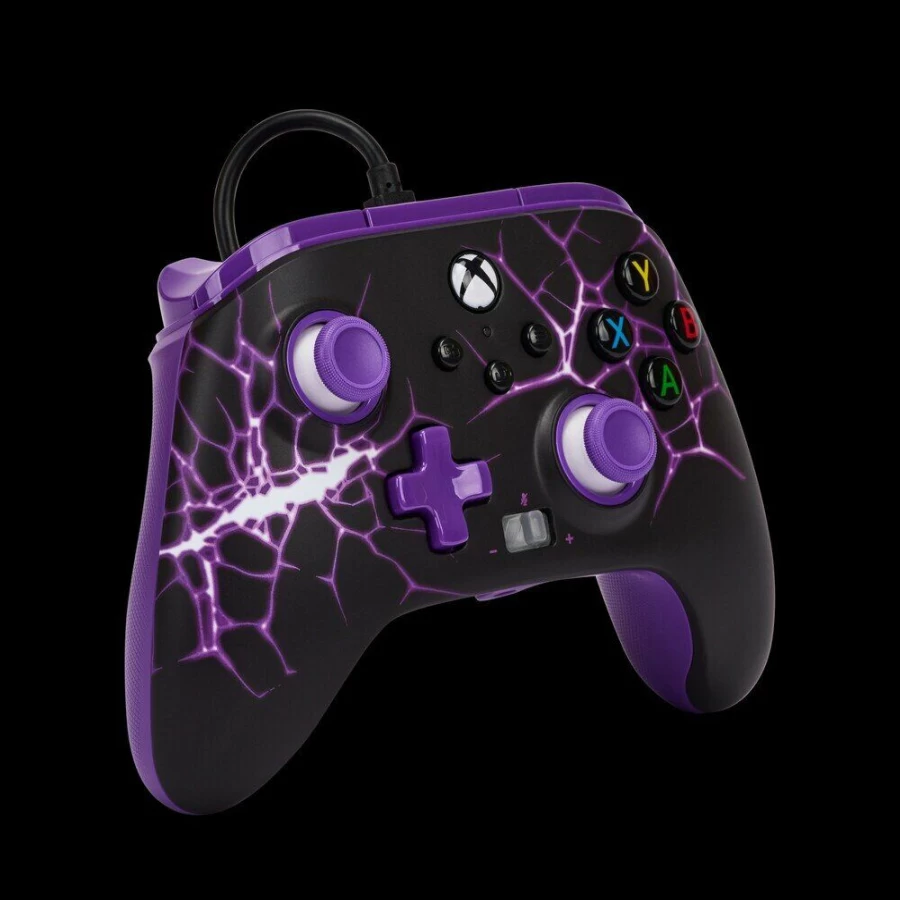 PowerA Enhanced Wired Xbox Series X|S Controller - Purple Magma Gaming Gamepad