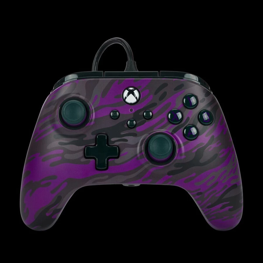PowerA Advantage Wired Xbox Controller for Series X|S - Purple Camo Gamepad