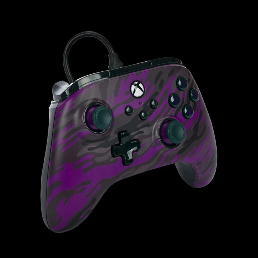 PowerA Advantage Wired Xbox Controller for Series X|S - Purple Camo Gamepad
